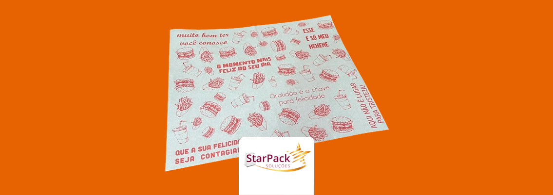 Papel Antigordura Personalizado para Restaurantes