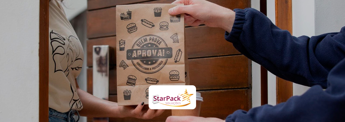 sacos de papel para fast-food