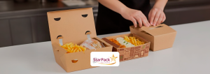 como escolher caixas para delivery de alimentos quentes